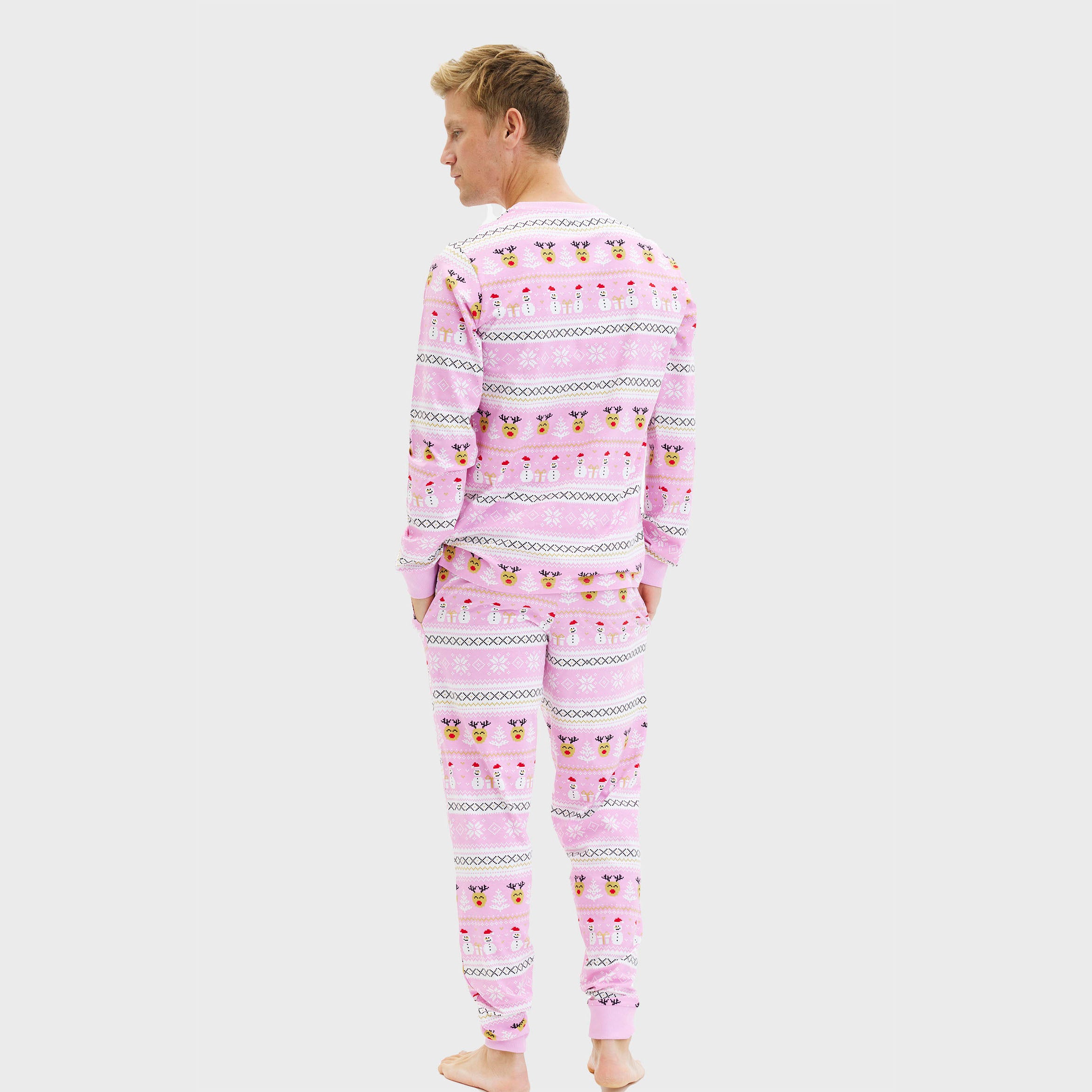 The reinstyle pyjamas pink - Men